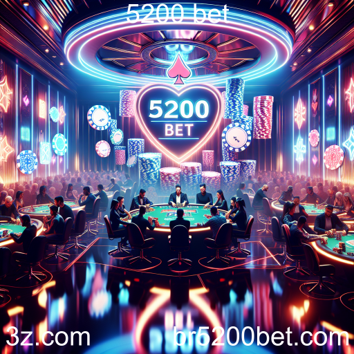 Poker Online: Diversão e Competição no 5200 Bet